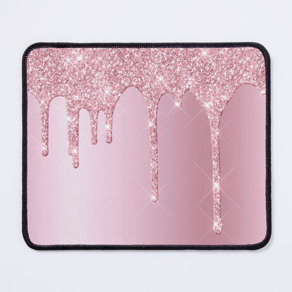 Item preview, Rose Gold Dripping Glitter Foil Background designed and sold by TrendyGlitter.