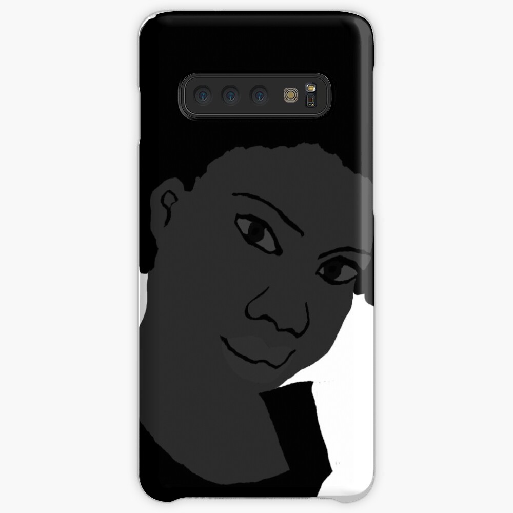 Natural Hair Afro Black & White Afro Tshirt Case & Skin for Samsung Galaxy