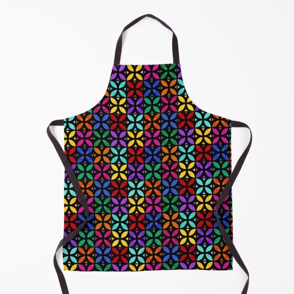 Item preview, Pasifika Nonu 1 Pattern - Rainbow Black 3 designed and sold by lolomastudio.