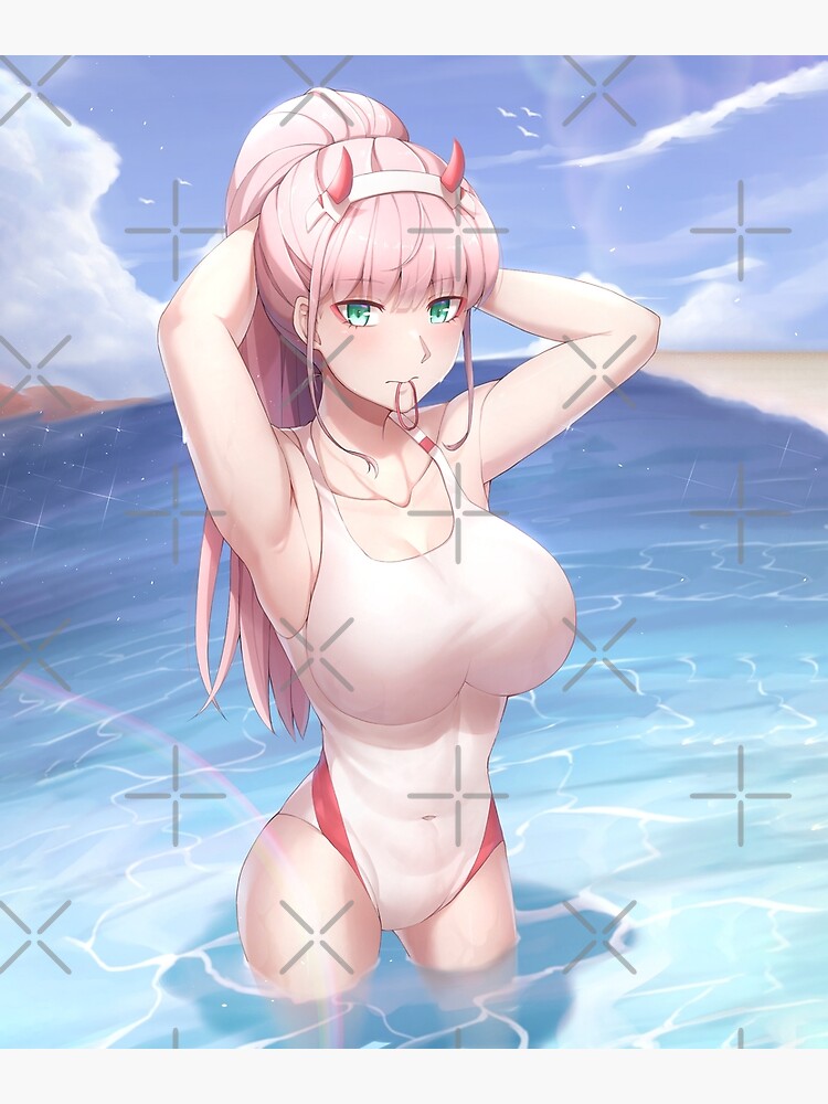 Póster Zero Two Darling In The Franxx Sexy En Traje De Baño De Gloemwenzone Redbubble 2054