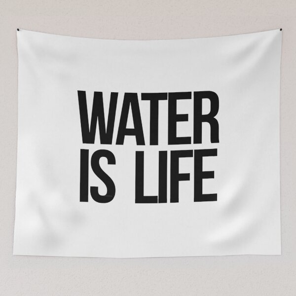 Item preview, Water Is Life Sticker designed and sold by PokilaEwade.