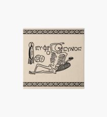 Be Cheerful, Live Well Skeleton Art Board