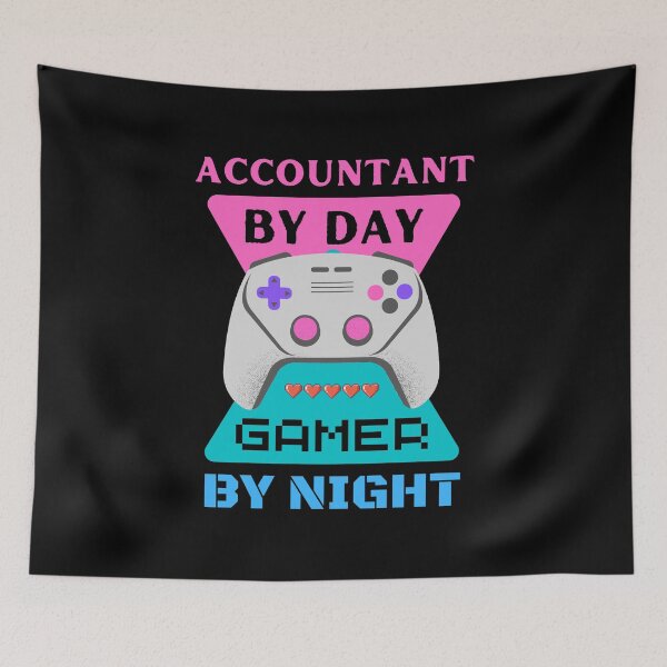 Item preview, Accountant By Day Gamer By Night designed and sold by 9N20.