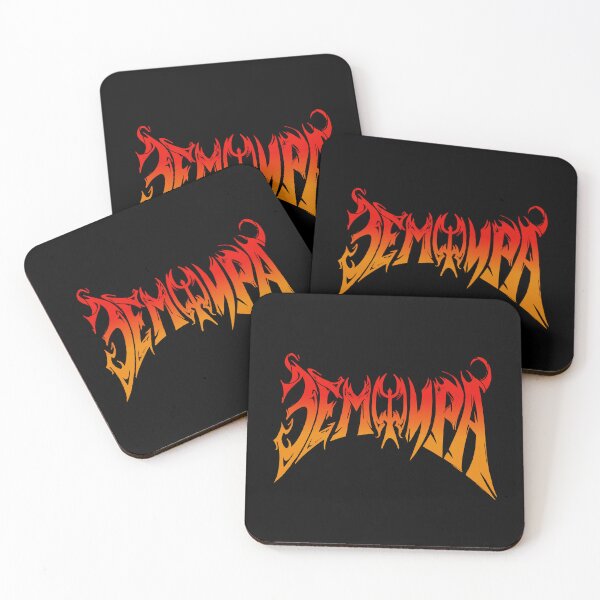 Item preview, Земфира/Zemfira Faux Heavy Metal Logo (Red & Orange) designed and sold by dandylyins.