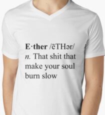 Ether Definition Men's V-Neck T-Shirt