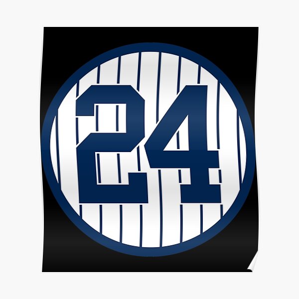 Derek Jeter 2 Jersey Number Sticker Poster for Sale by gretaboone