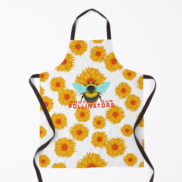 Item preview, Protect Our Pollinators Bumblebee and Sunrise Daisy #2 designed and sold by Silver Steer Design.