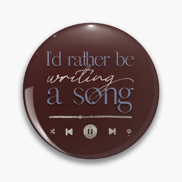 Item preview, I'd rather be writing a song designed and sold by edwinvisuals.