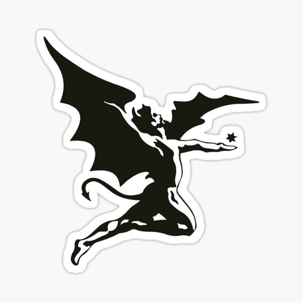 Black Logo Sticker