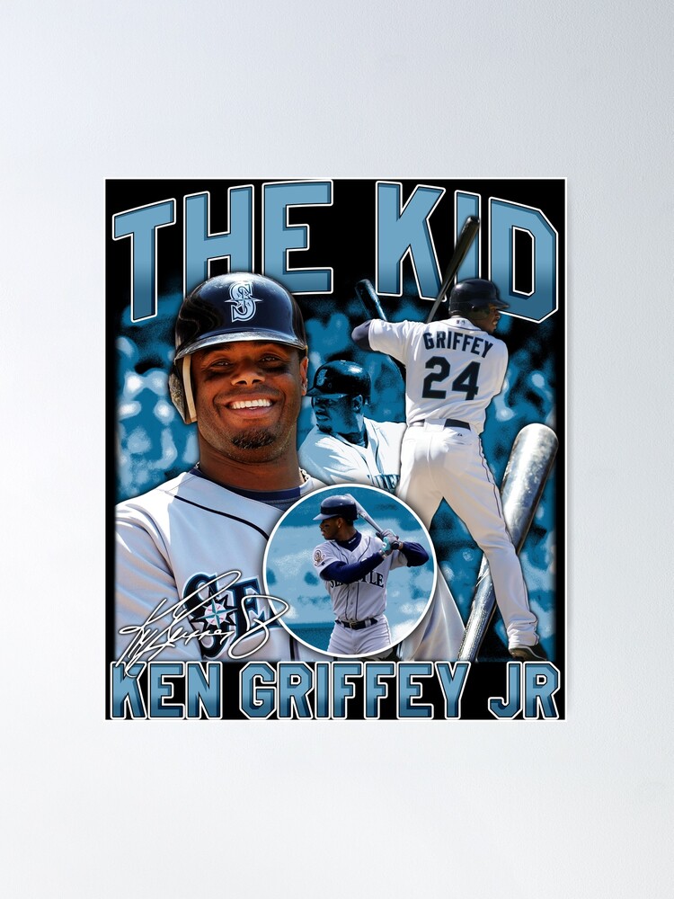 The Kid Baseball Vintage Signature Ken Griffey Jr Shirt - Reallgraphics