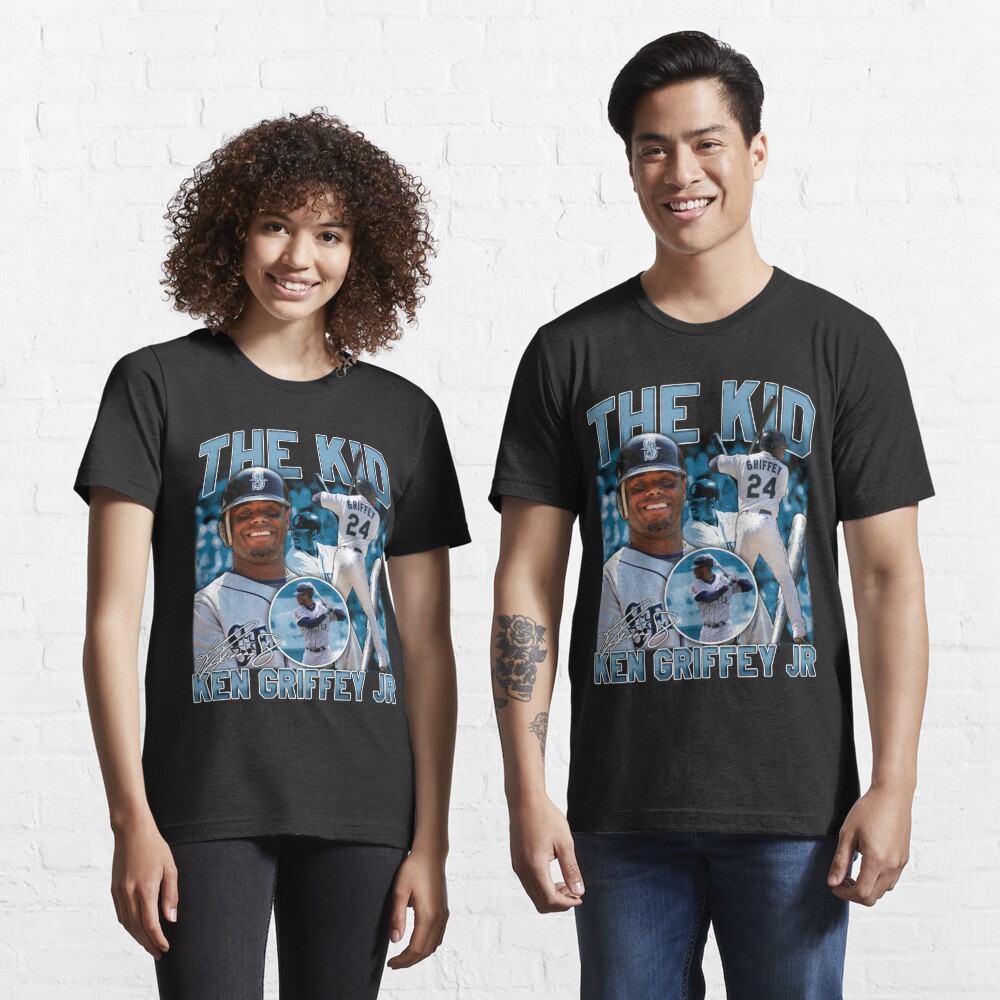 The Kid Baseball Vintage Signature Ken Griffey Jr Shirt - Reallgraphics