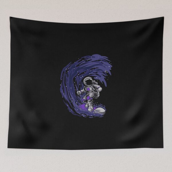 Item preview, Space Star Galaxy Night Surf Sticker designed and sold by felyn3gloria.