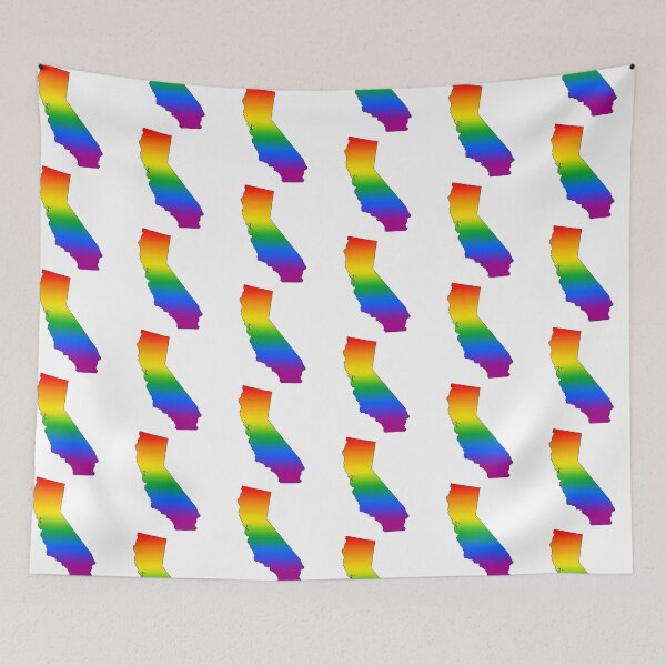 Item preview, California Rainbow Pride designed and sold by Gayesthetic.