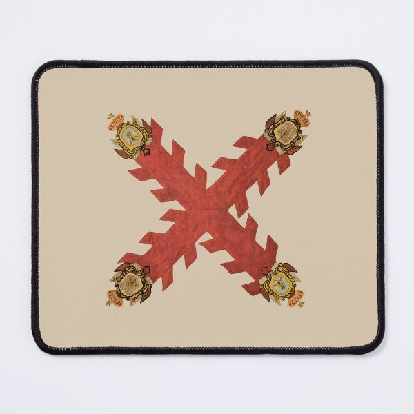 Item preview, San Andrés de las Tres Villas flag - Cross of Burgundy designed and sold by boltjesdesign.