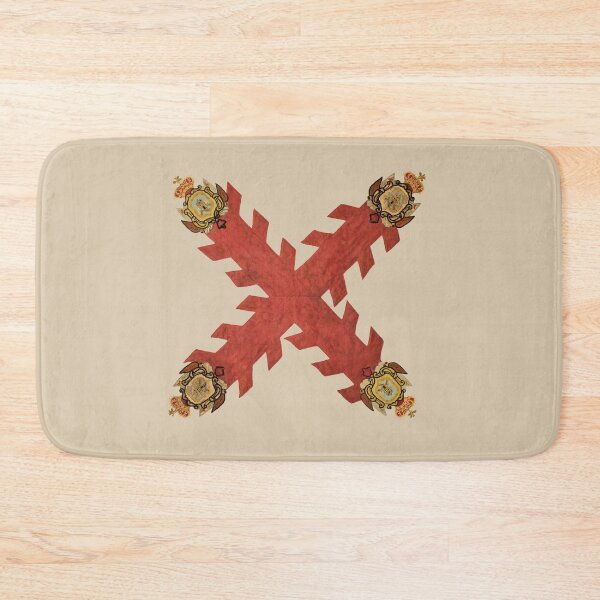 Item preview, San Andrés de las Tres Villas flag - Cross of Burgundy designed and sold by boltjesdesign.