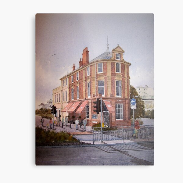 Cary building, Torquay, Devon, England Metal Print