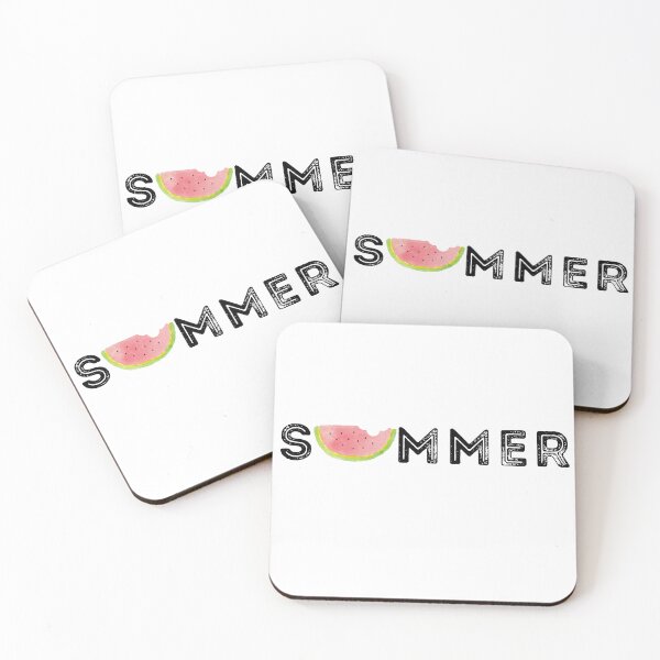Item preview, Pink Watercolor Watermelon Bold Font Summer  designed and sold by MochaMeli.