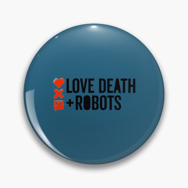 Item preview, Love, Death _amp_ Robots (black)   designed and sold by VillainVilles.