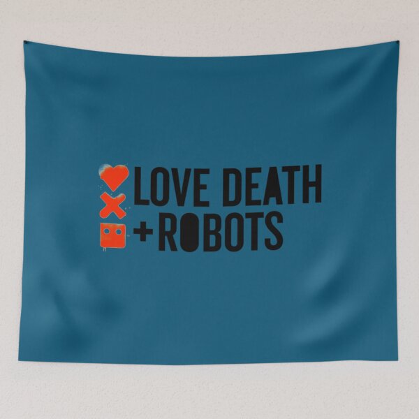 Item preview, Love, Death _amp_ Robots (black)   designed and sold by VillainVilles.