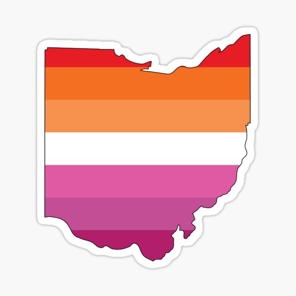 Ohio Lesbian Pride Sticker