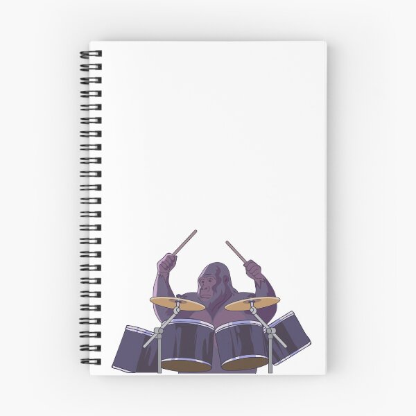 Item preview, Purple gorilla with drum designed and sold by MiaoMiaoYu.