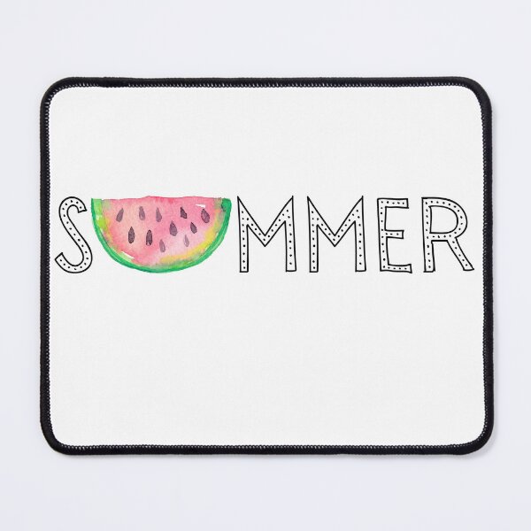 Item preview, Pink Watercolor Watermelon Dot Font Summer designed and sold by MochaMeli.