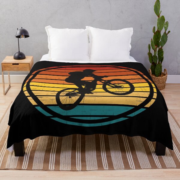 Item preview, Mountain Biker Silhouette Sunset designed and sold by NoSpecialShop.