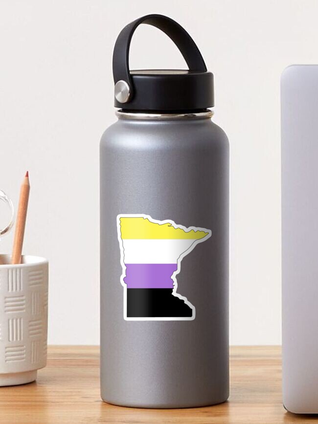 Thumbnail 1 of 3, Sticker, Minnesota Nonbinary Pride designed and sold by Gayesthetic.