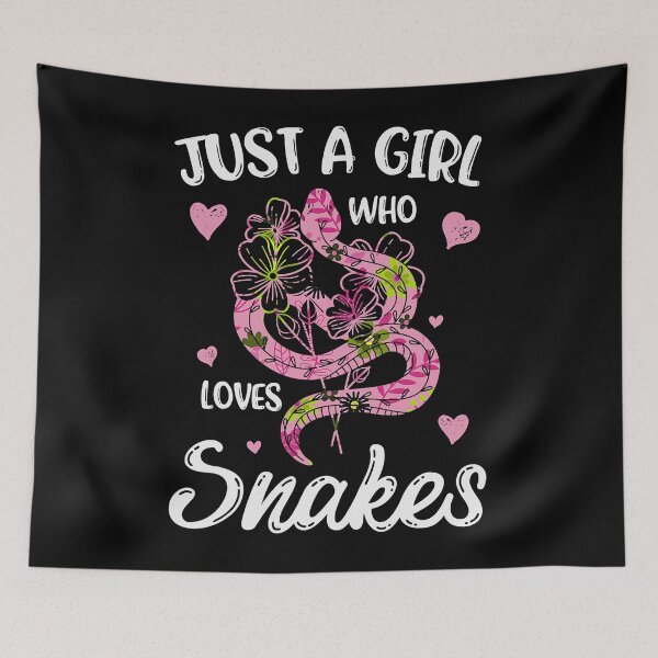 Item preview, Just A Girl Who Loves Snakes Women Snake Lover designed and sold by xmjajd.