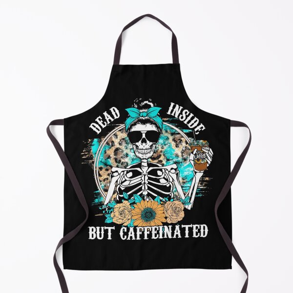 Item preview, Dead Inside But Caffeinated | Skeleton | Funny | Coffee Lovers designed and sold by Ravenvine.