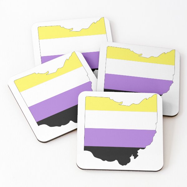 Artikelvorschau, Nicht-binärer Stolz in Ohio entworfen und verkauft von Gayesthetic.