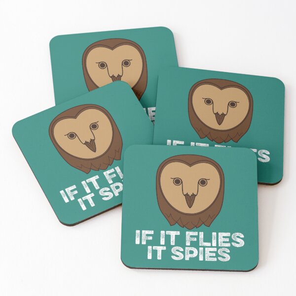 Item preview, if It Flies It Spies Funny Vintage Meme Bird Retro        designed and sold by TuXiangZi.