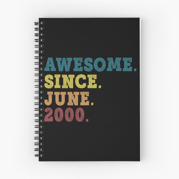 Item preview, Awesome Since June 2000 Retro Vintage 22nd Birthday Gift designed and sold by designbychow.