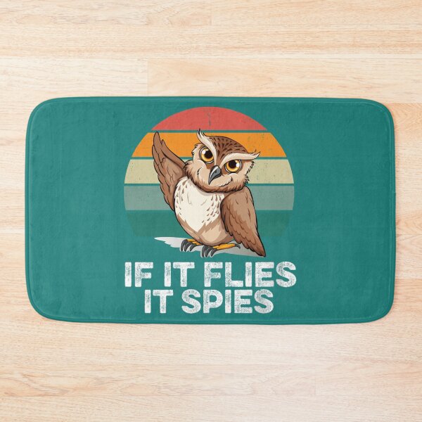 Item preview, if It Flies It Spies Funny Vintage Meme Bird Retro       designed and sold by TuXiangZi.