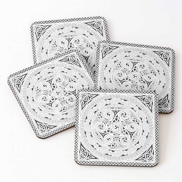 Item preview, Celtic Mandala Tile designed and sold by Marta Lett.