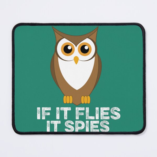 Item preview, if It Flies It Spies Funny Vintage Meme Bird Retro designed and sold by TuXiangZi.