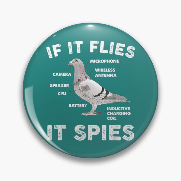 Item preview, If It Flies It Spies Pigeon Anatomy Bird Aren_t Real      designed and sold by TuXiangZi.