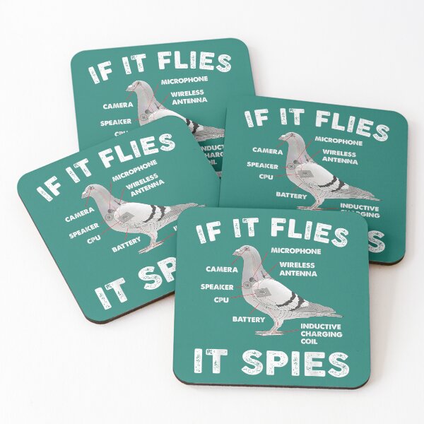Item preview, If It Flies It Spies Pigeon Anatomy Bird Aren_t Real      designed and sold by TuXiangZi.