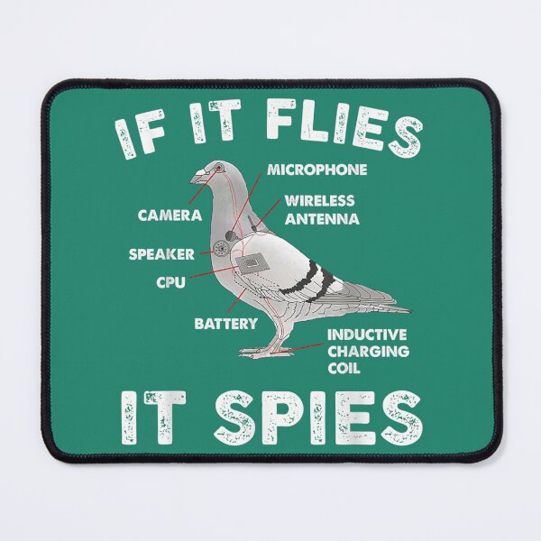 Item preview, If It Flies It Spies Pigeon Anatomy Bird Aren_t Real designed and sold by TuXiangZi.