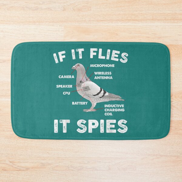 Item preview, If It Flies It Spies Pigeon Anatomy Bird Aren_t Real      designed and sold by TuXiangZi.