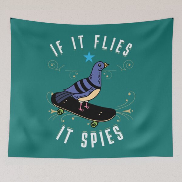Item preview, If It Flies It Spies Pigeon Anatomy Bird Aren_t Real  (2) designed and sold by TuXiangZi.