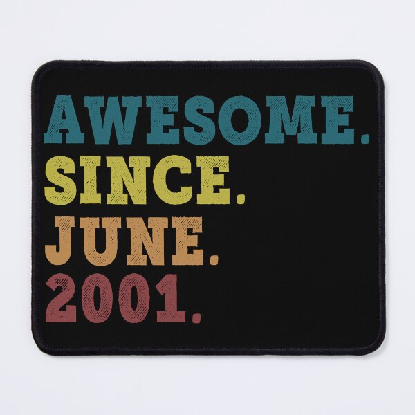 Item preview, Awesome Since June 2001 Retro Vintage 21st Birthday Gift designed and sold by designbychow.