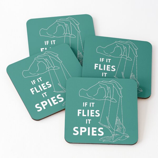 Item preview, If It Flies It Spies WHITE   designed and sold by TuXiangZi.