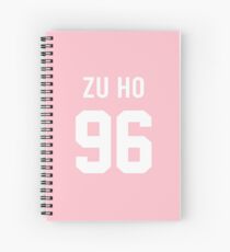 SF9 · Zuho · Pink Spiral Notebook