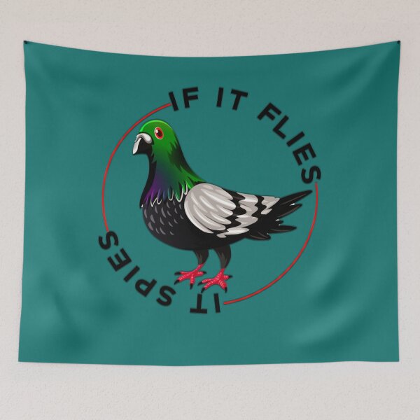 Item preview, If It Flies It Spies, Bird Spies    designed and sold by TuXiangZi.