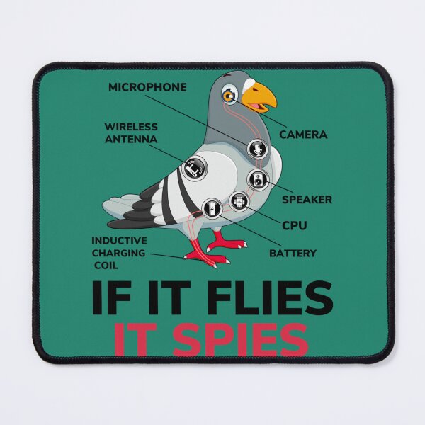 Item preview, If It Flies It Spies, Pigeon Anatomy Bird Aren_t Real designed and sold by TuXiangZi.