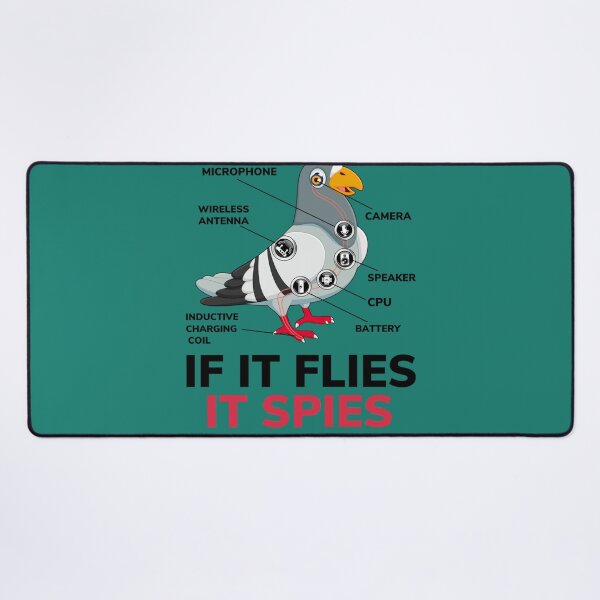 Item preview, If It Flies It Spies, Pigeon Anatomy Bird Aren_t Real   designed and sold by TuXiangZi.