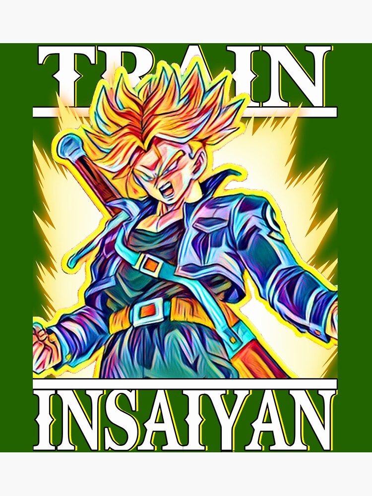 Train Insaiyan Future Trunks Super Saiyan  Sticker for Sale by