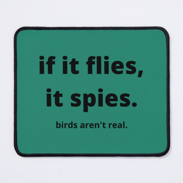 Item preview, Copy of if It Flies It Spies Funny Vintage Meme Bird Retro designed and sold by TuXiangZi.