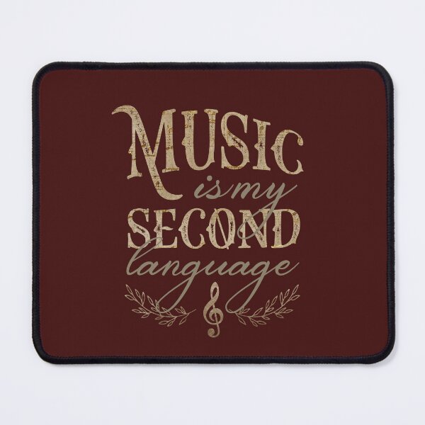 Item preview, Music is my second language designed and sold by edwinvisuals.